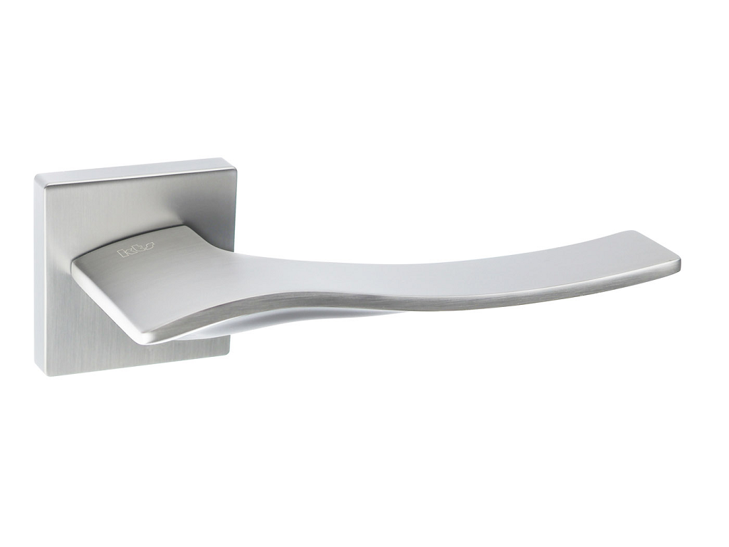 Maniglia kind Q H6 rosetta quadra d.50x50x6h bocchetta foro chiave varie finiture | KTS - immagine 2